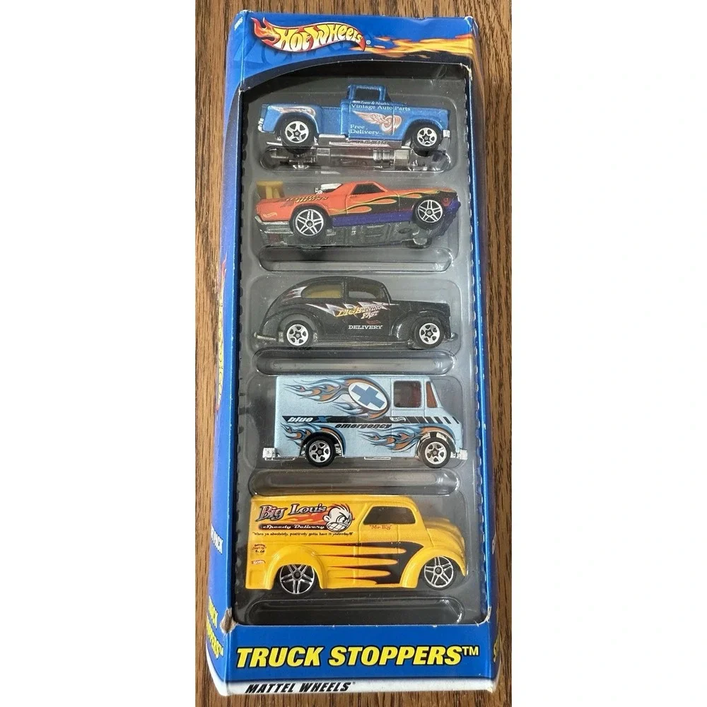 Hot Wheels Gift Pack 5 car Truck Stoppers‎ Die Cast ,1:64,sealed